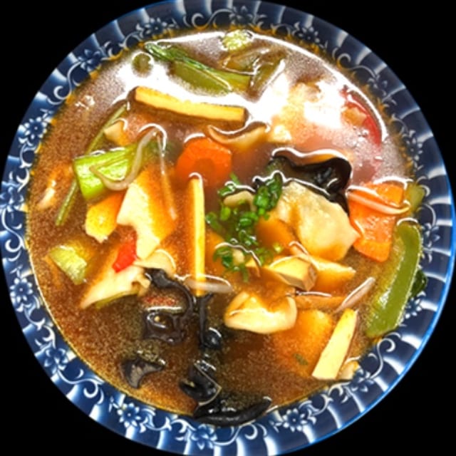Vegetarian Then-Thuk (Vegan).
