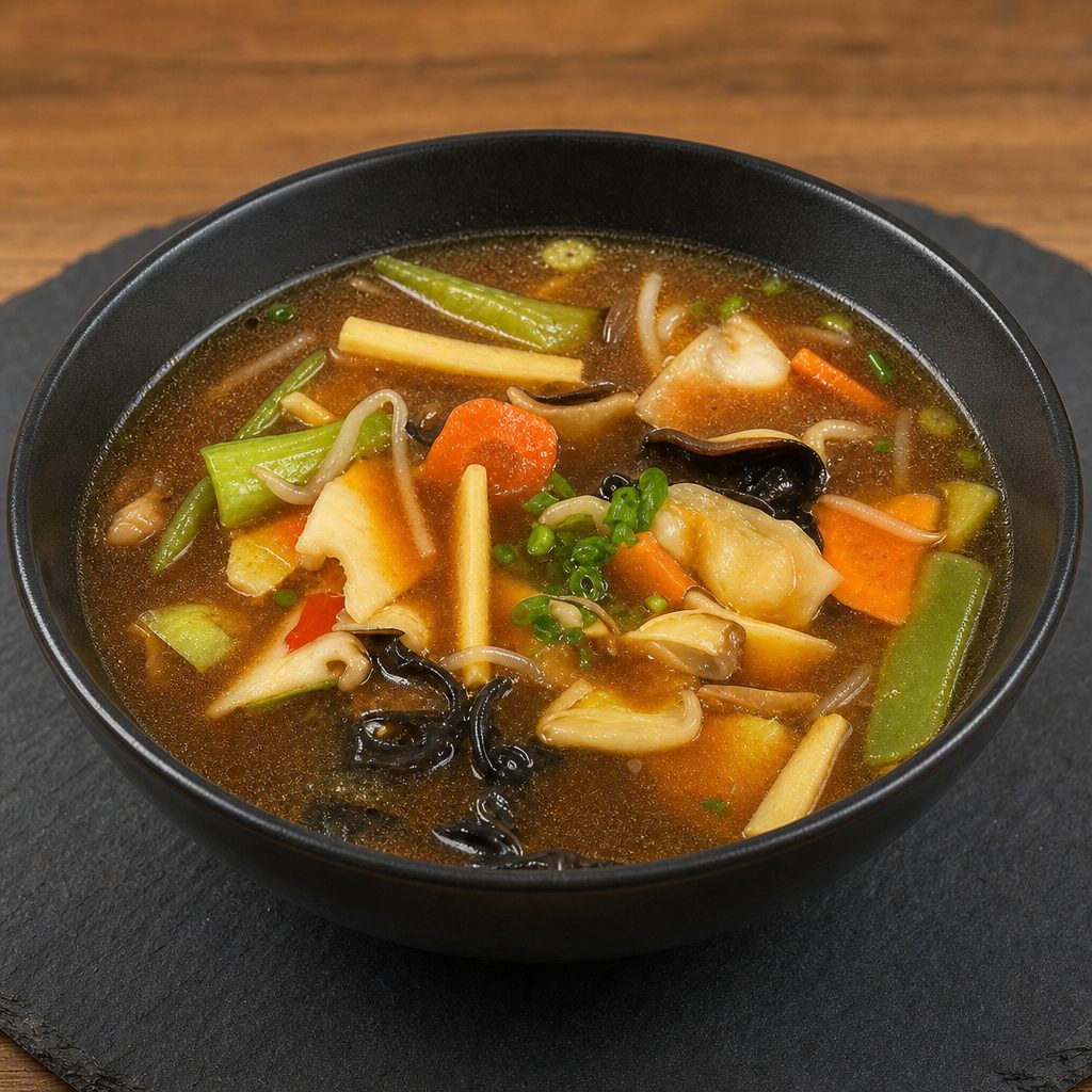 Vegetarian Then-Thuk (Vegan).