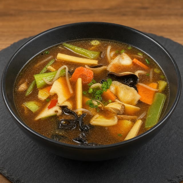 Vegetarian Then-Thuk (Vegan).