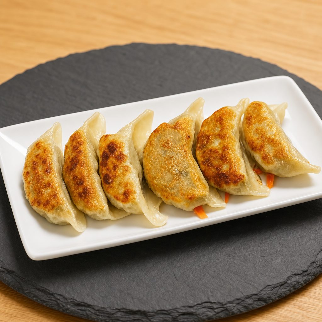 Pork & Chives Gyoza.